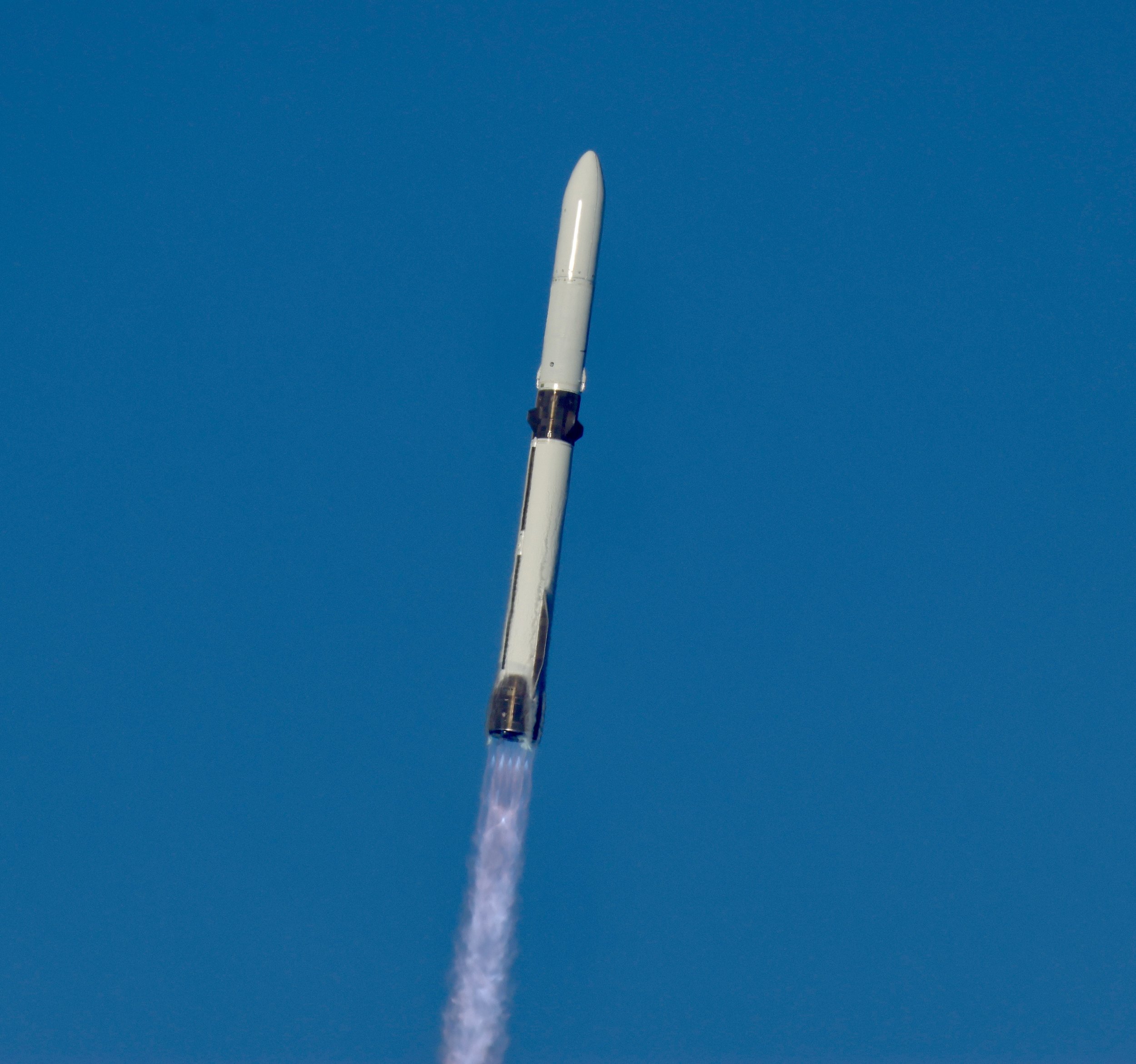 New Glenn in flight after launching on