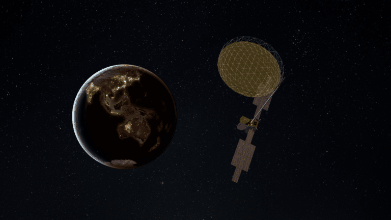 ViaSat-3 F3 is expected to cover the Asia-Pacific (APAC) region. Rendering: ViaSat
